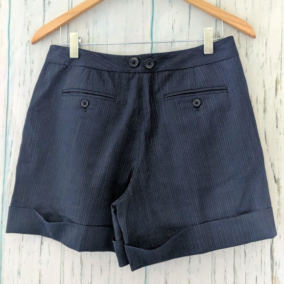 3/$20 Club Monaco Pinstripe Business Shorts - Picture 3 of 8